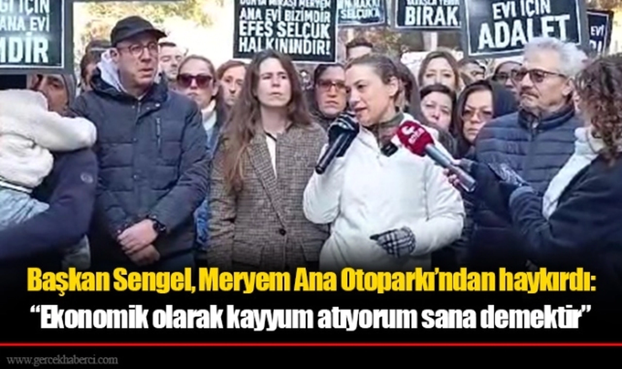 Başkan Sengel Meryem Ana Otoparkı'ndan haykırdı; "Yasal olarak değil ama ekonomik olarak kayyum atıyorum sana demektir"
