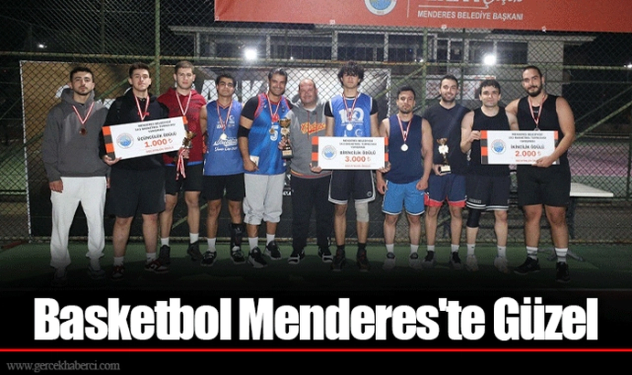 Basketbol Menderes'te Güzel