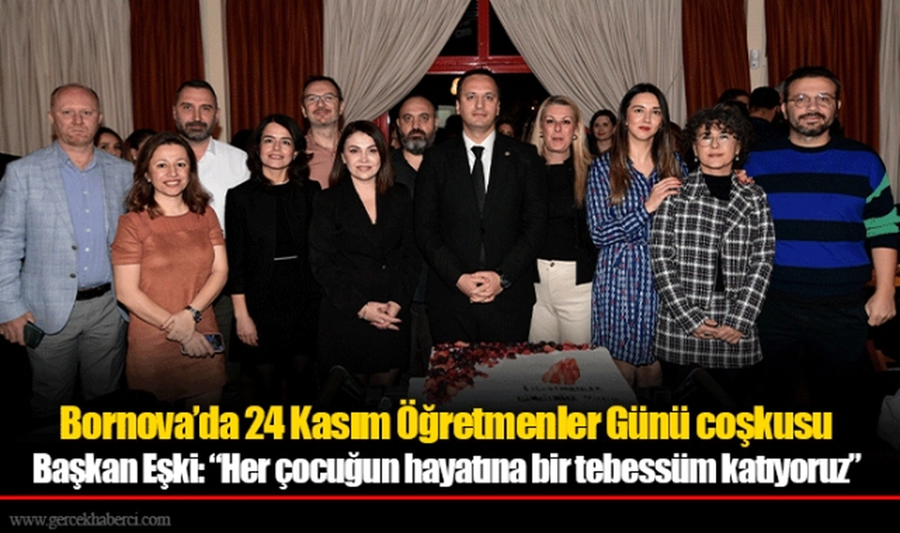 Bornova’da 24 Kasım Öğretmenler Günü coşkusu