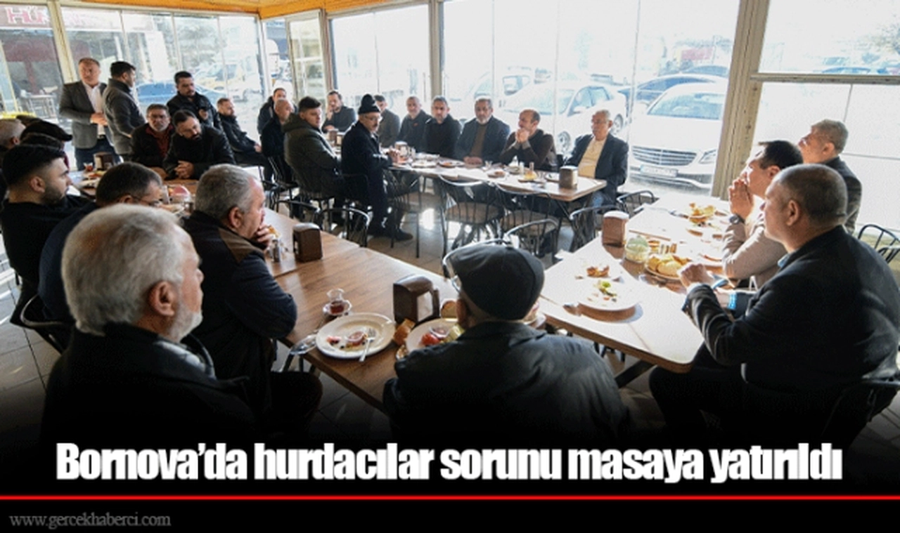 Bornova’da hurdacılar sorunu masaya yatırıldı