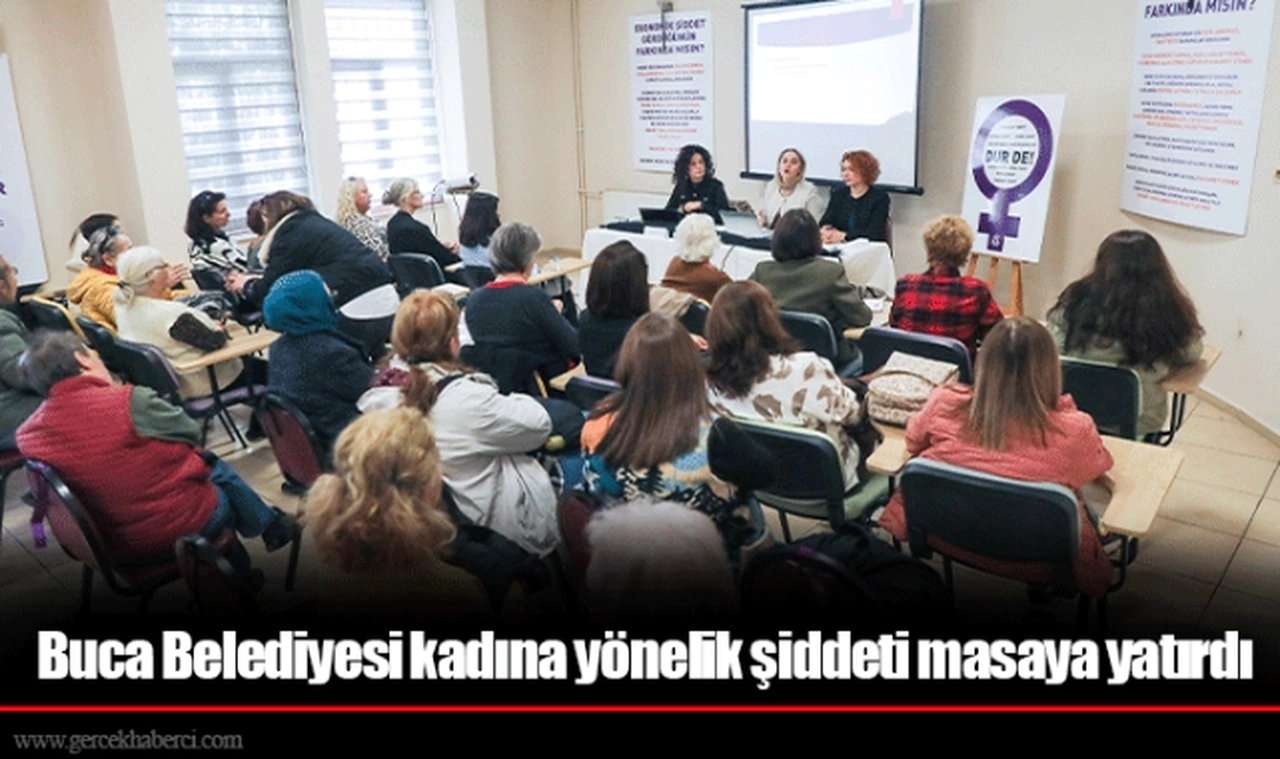 Buca Belediyesi kadına yönelik şiddeti masaya yatırdı