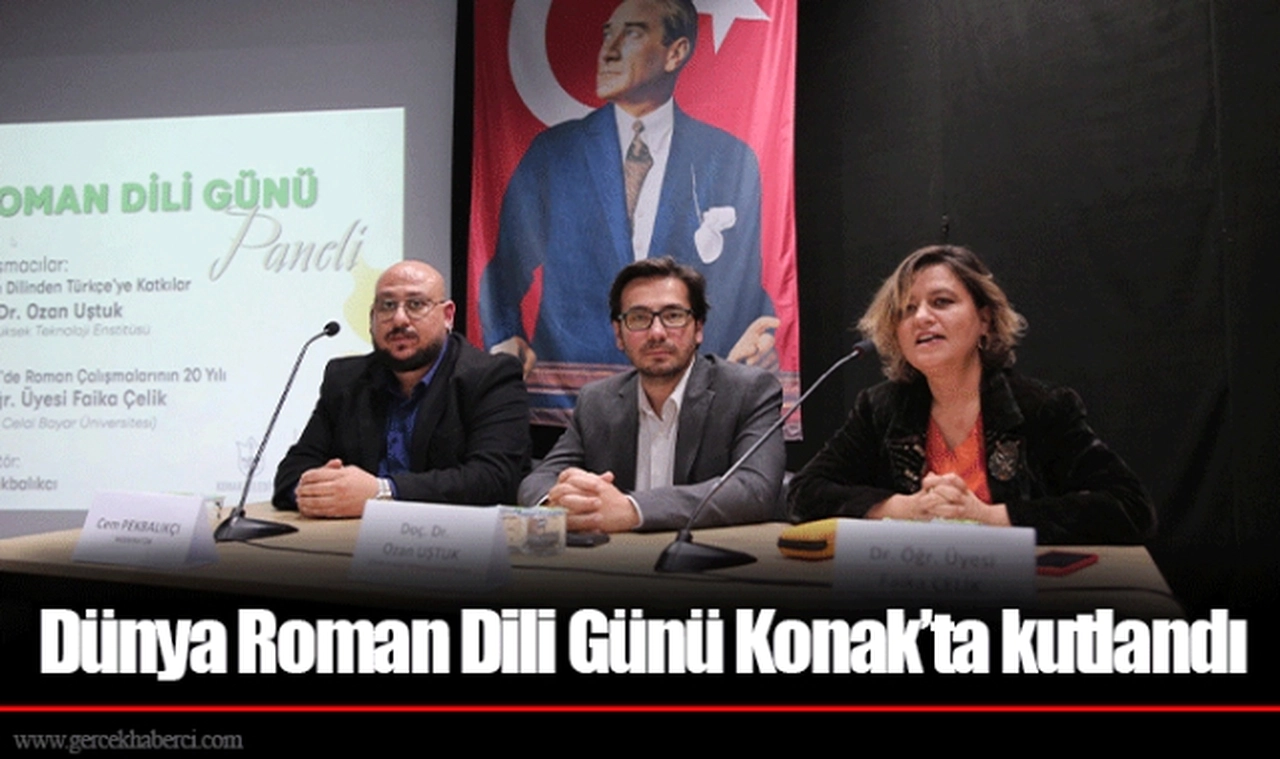 Dünya Roman Dili Günü Konak’ta kutlandı