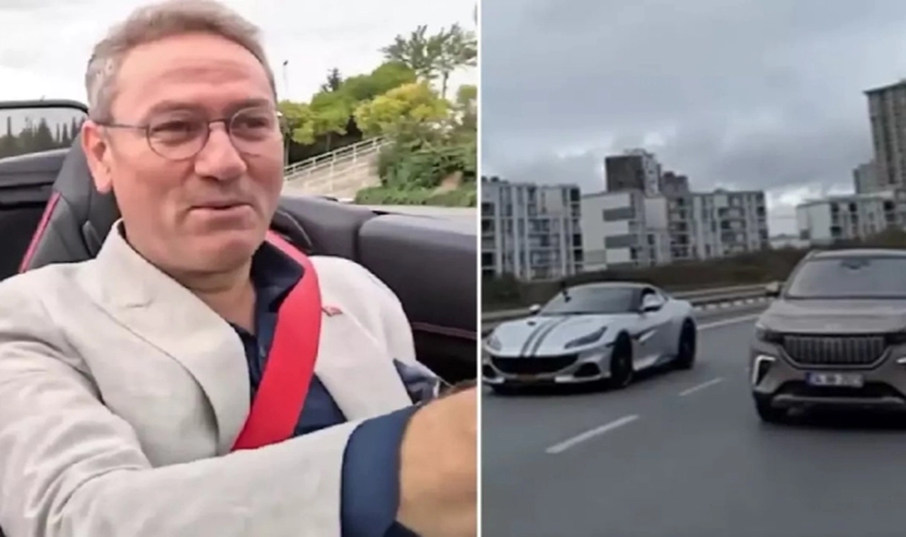 Ferrari ile yarışıp video paylaşan AK Partili Başkan tepkiler sonrası paylaşımını sildi