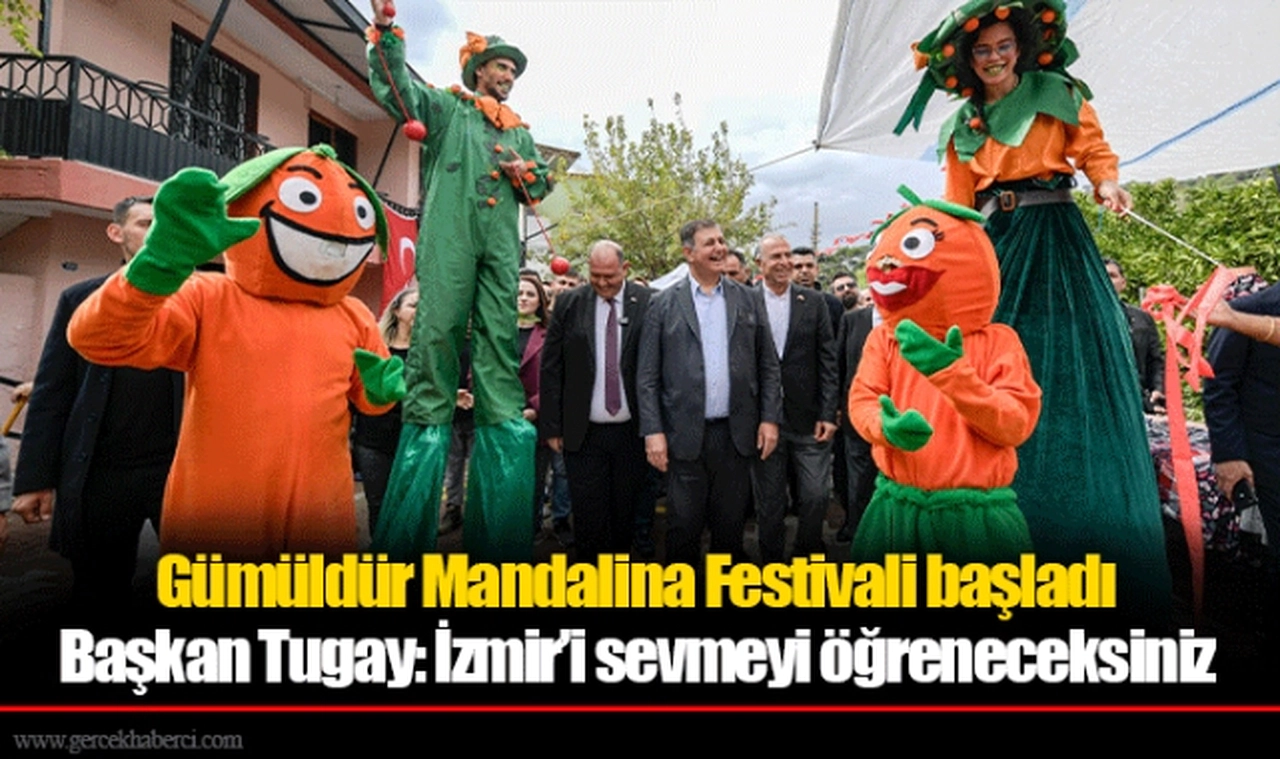Gümüldür Mandalina Festivali başladı
