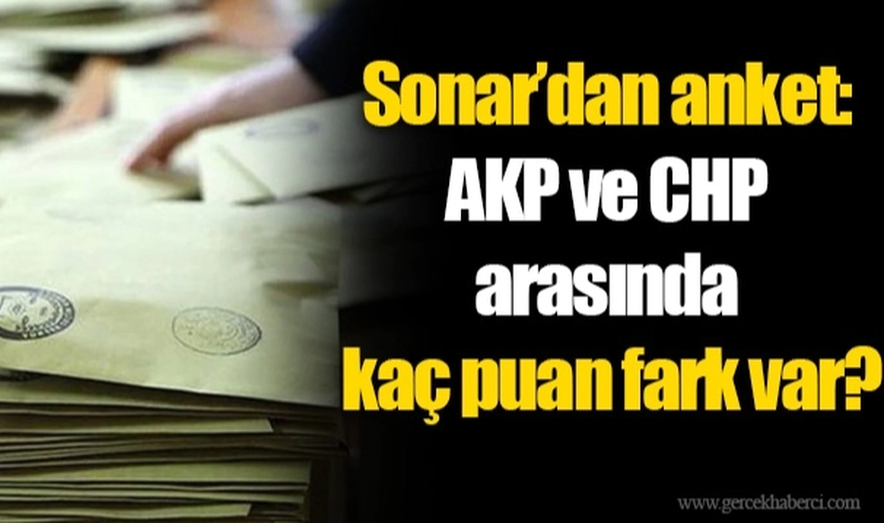 İktidara yakın şirketin genel seçim anketinden sürpriz sonuç! AKP ve CHP arasında kaç puan fark var?