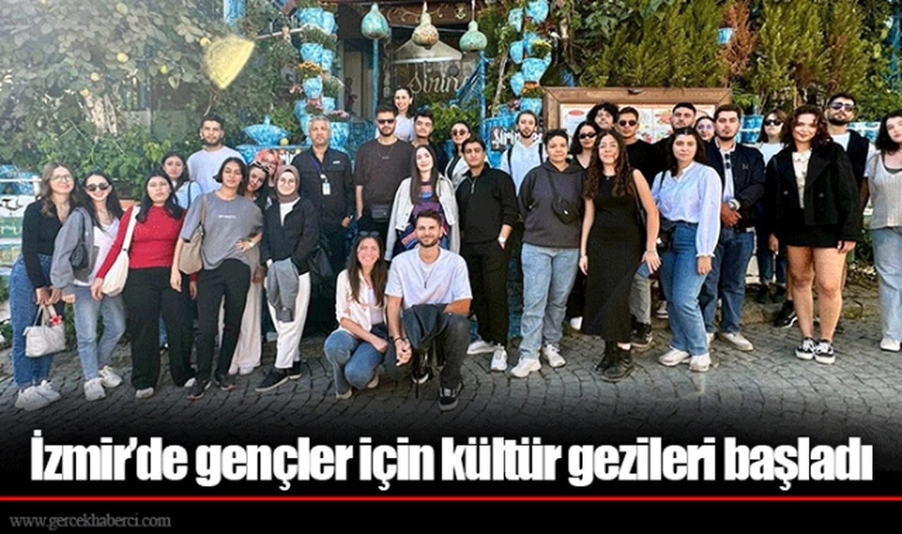 İzmir’de gençler için kültür gezileri başladı