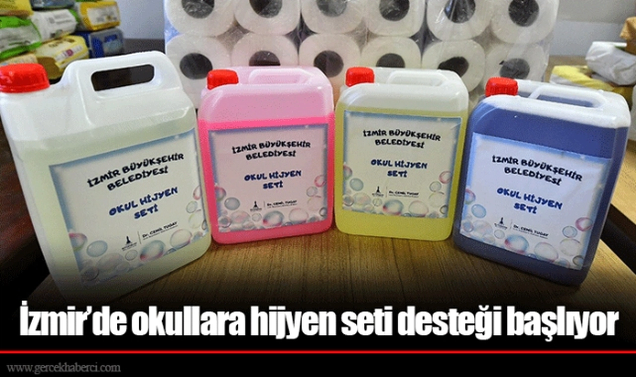 İzmir’de okullara hijyen seti desteği başlıyor