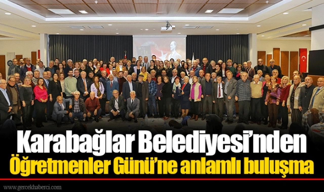 Karabağlar Belediyesi’nden Öğretmenler Günü’ne anlamlı buluşma