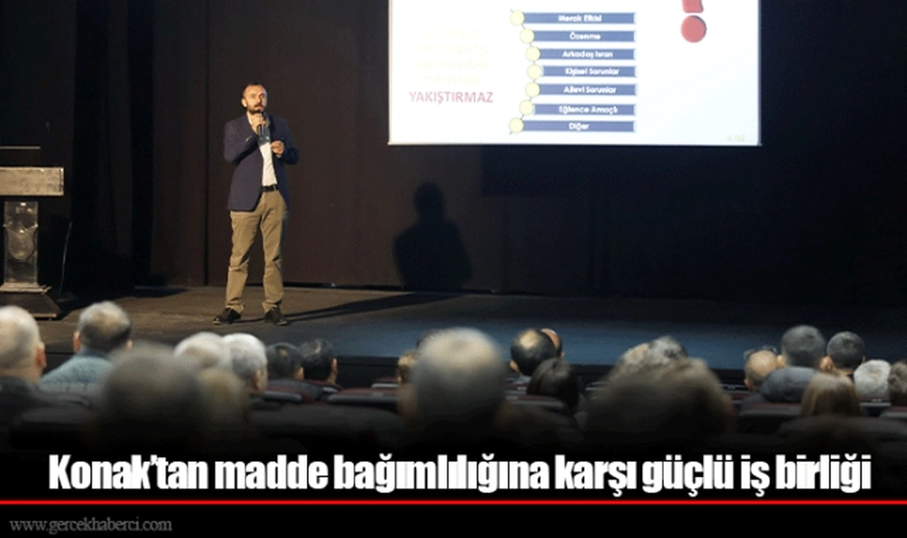 Konak’tan madde bağımlılığına karşı güçlü iş birliği