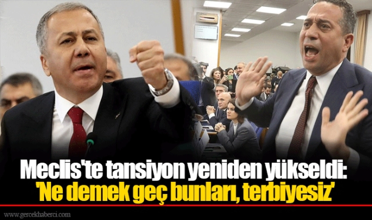Meclis'te tansiyon yeniden yükseldi: 'Ne demek geç bunları, terbiyesiz'