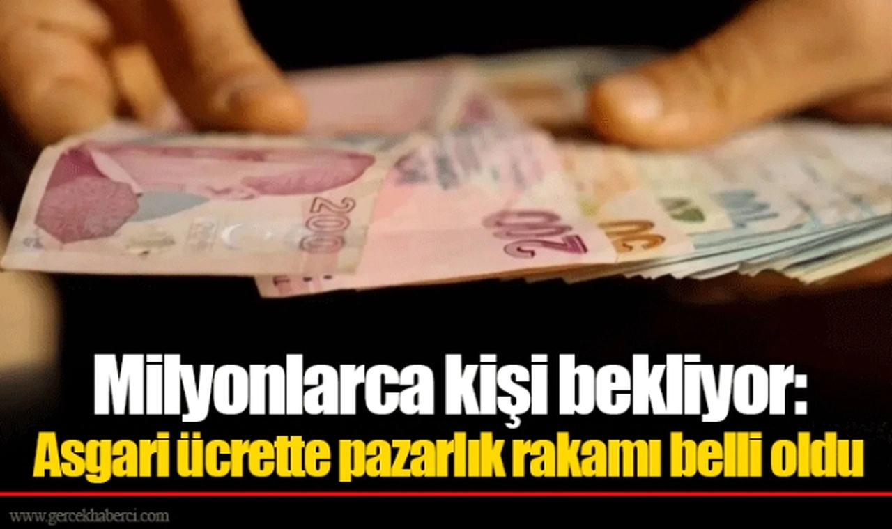 Milyonlarca kişi bekliyor: Asgari ücrette pazarlık rakamı belli oldu