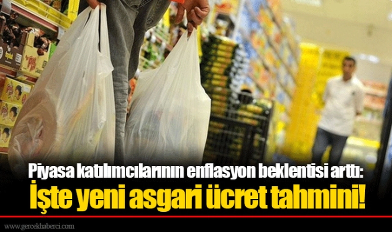 Piyasa katılımcılarının enflasyon beklentisi arttı: İşte yeni asgari ücret tahmini!