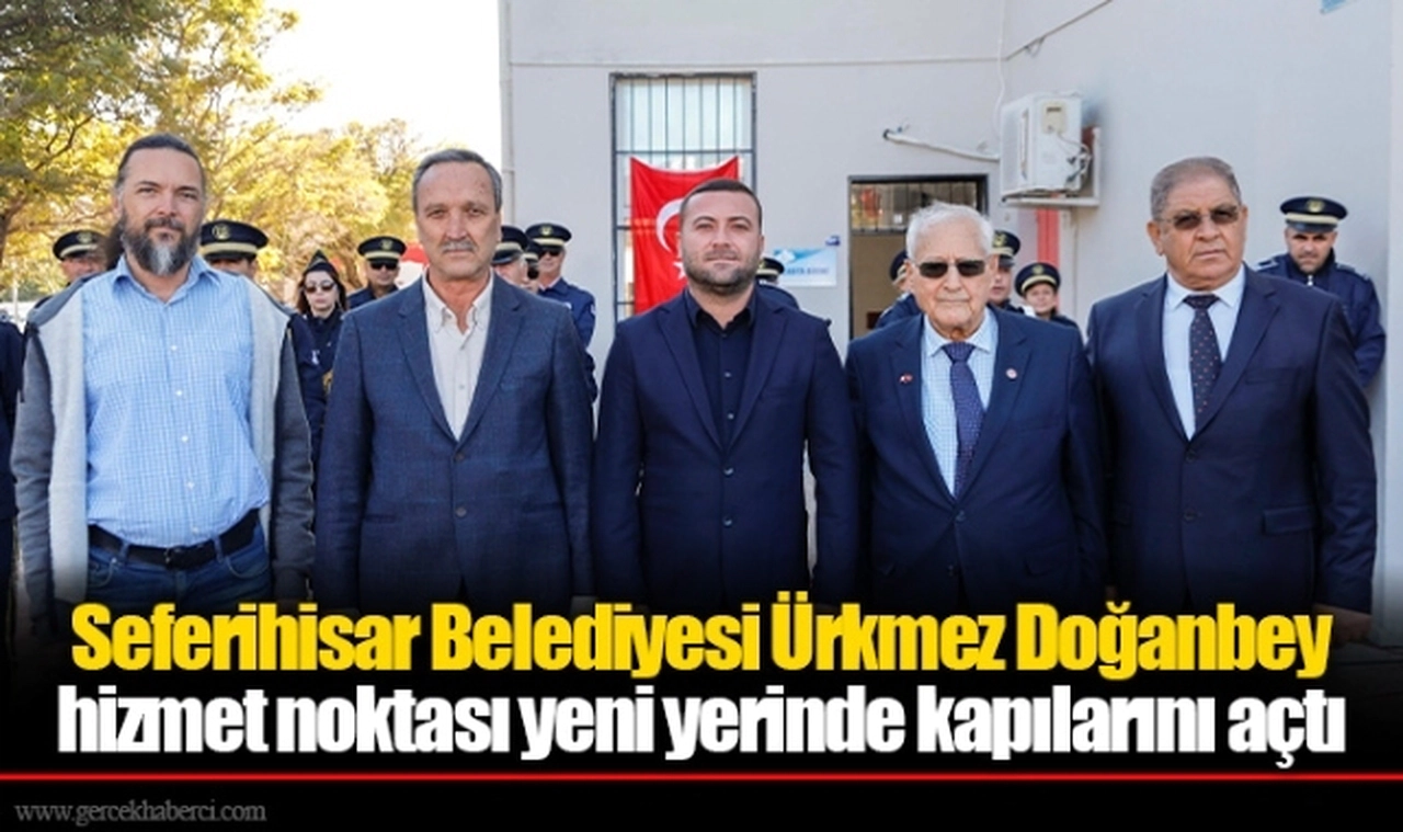 Seferihisar Belediyesi Ürkmez Doğanbey hizmet noktası yeni yerinde kapılarını açtı