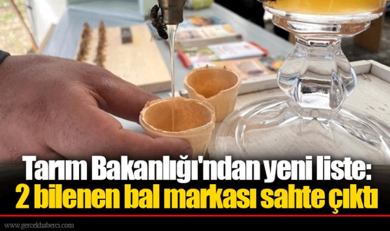 Tarım Bakanlığı'ndan yeni liste: 2 bilenen bal markası sahte çıktı