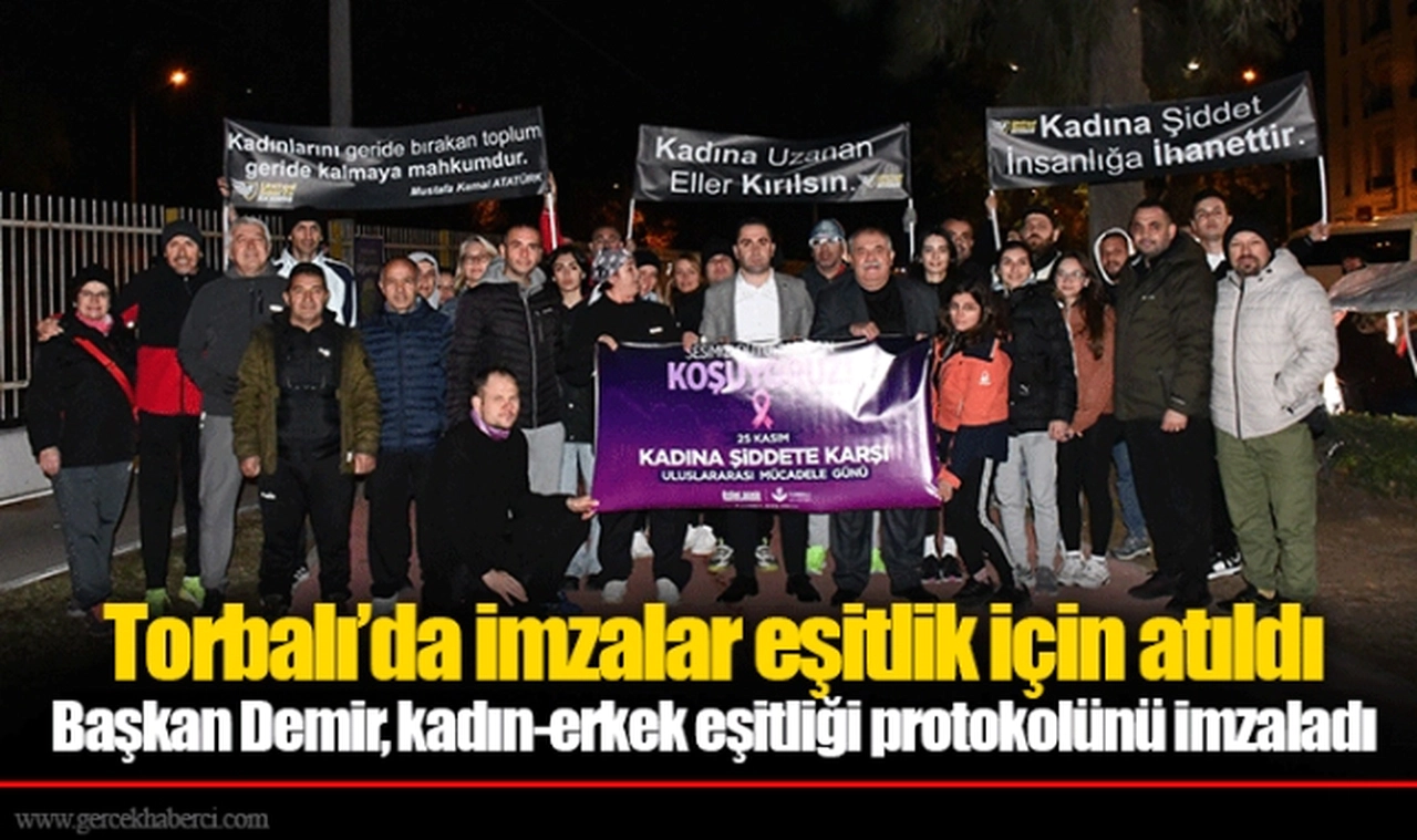 Torbalı’da imzalar eşitlik için atıldı
