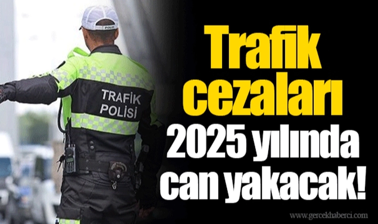 Trafik cezaları 2025 yılında can yakacak!