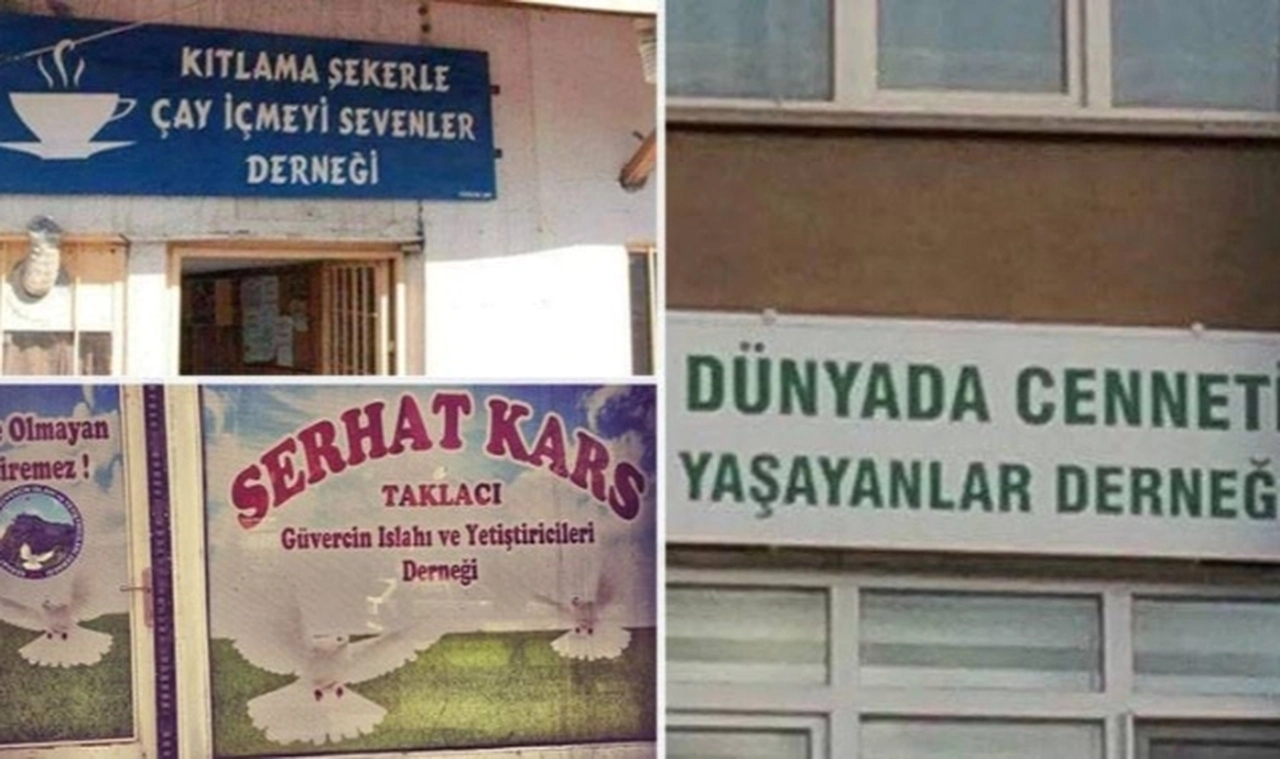 Türkiye'deki dernek sayısı 100 bini geçti: "Aklını Oynatanlar Derneği", "Kıtlama Şekerle Çay İçmeyi Sevenler Derneği" ve daha niceleri...