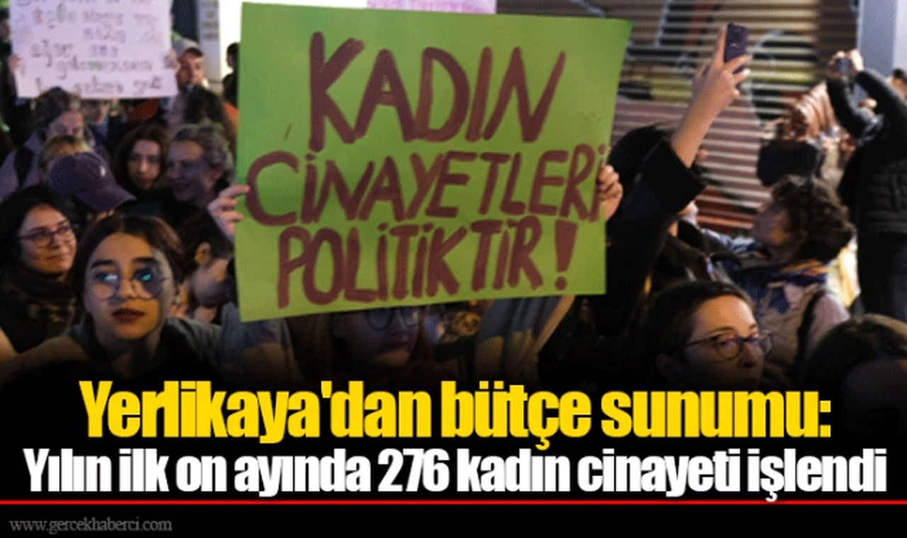 Yerlikaya'dan bütçe sunumu: Yılın ilk on ayında 276 kadın cinayeti işlendi