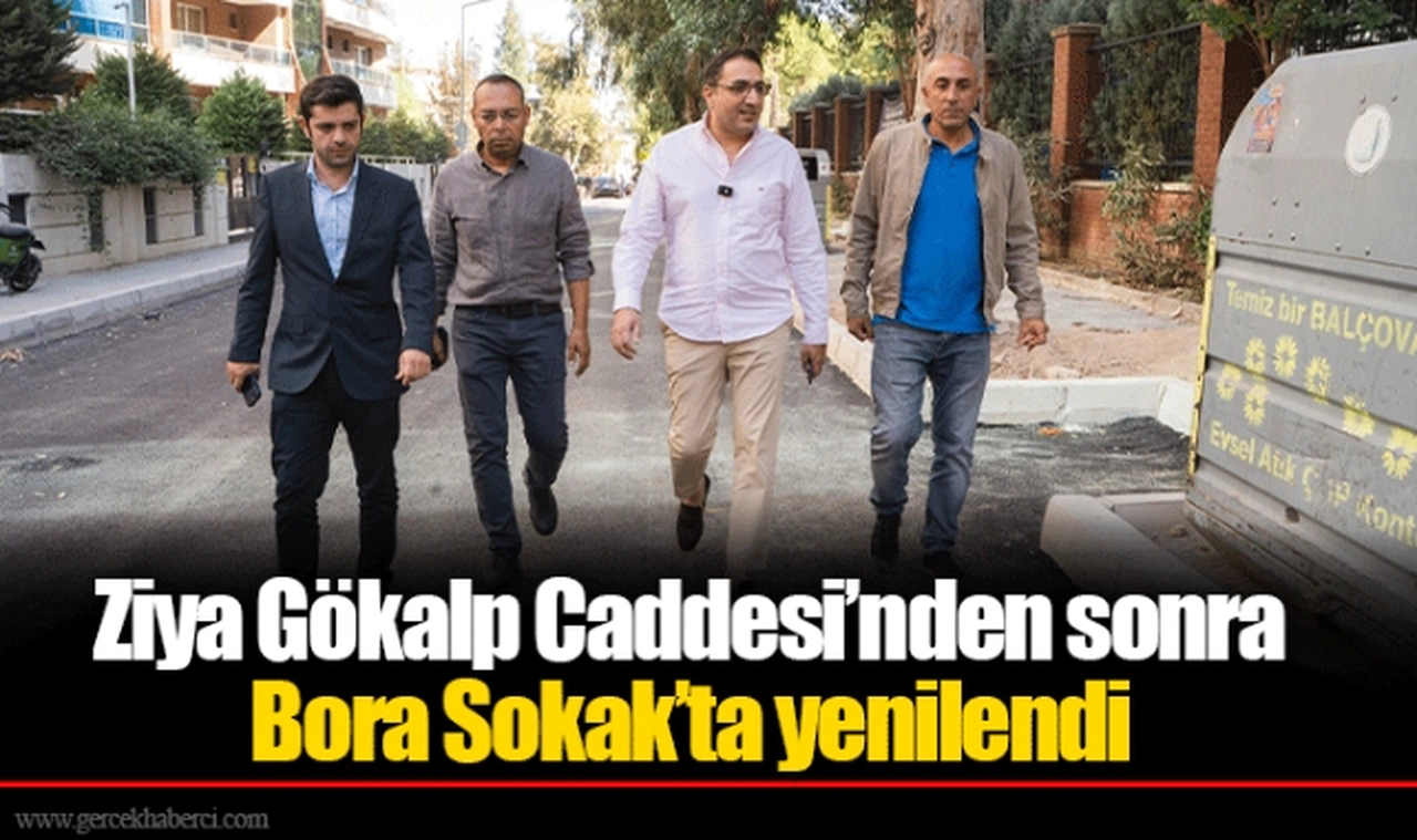 Ziya Gökalp Caddesi’nden sonra Bora Sokak’ta yenilendi 