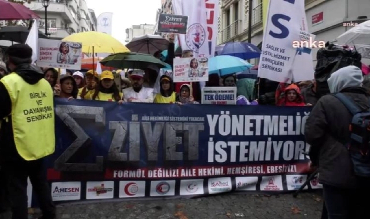 Aile hekimleri eylemde: Sağlıkta performans ölüm getirir