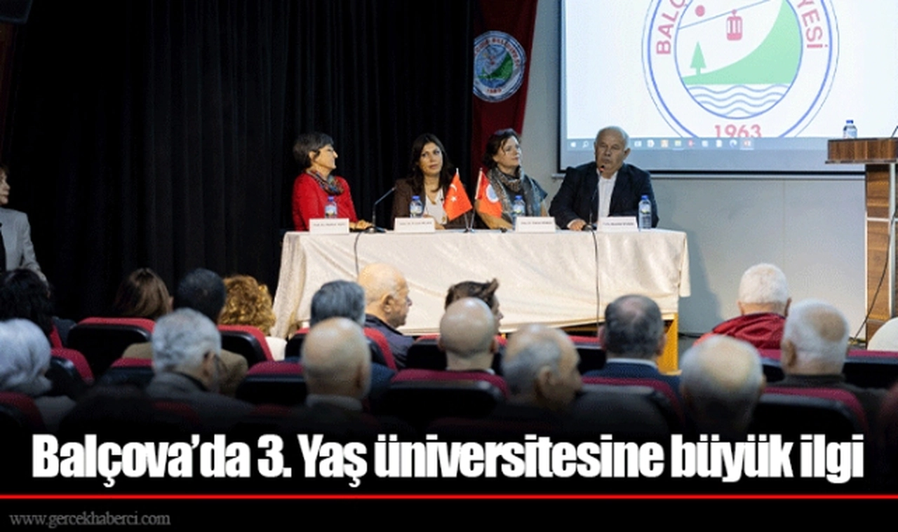Balçova’da 3. Yaş üniversitesine büyük ilgi