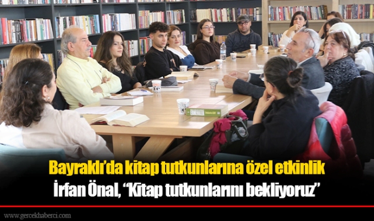 Bayraklı’da kitap tutkunlarına özel etkinlik