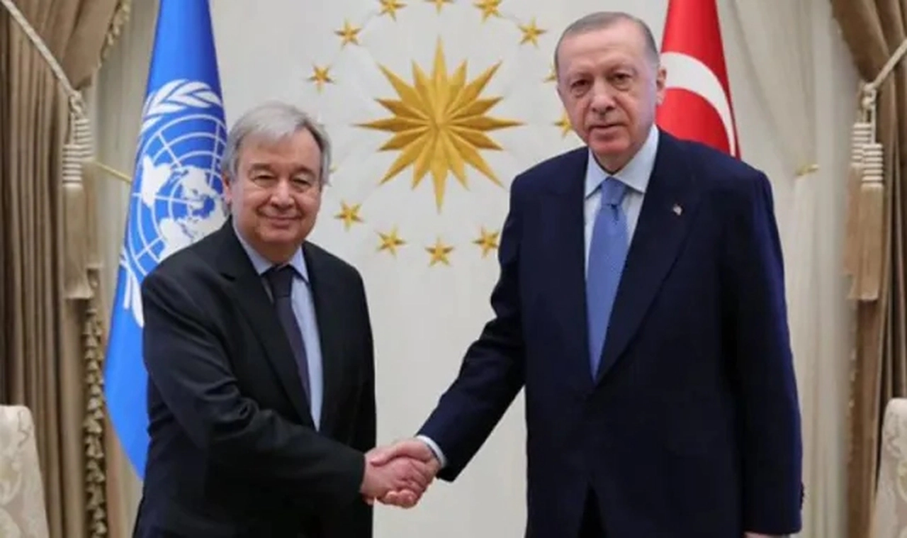 Cumhurbaşkanı Erdoğan'dan, BM Genel Sekreteri Guterres ile 'Suriye' görüşmesi