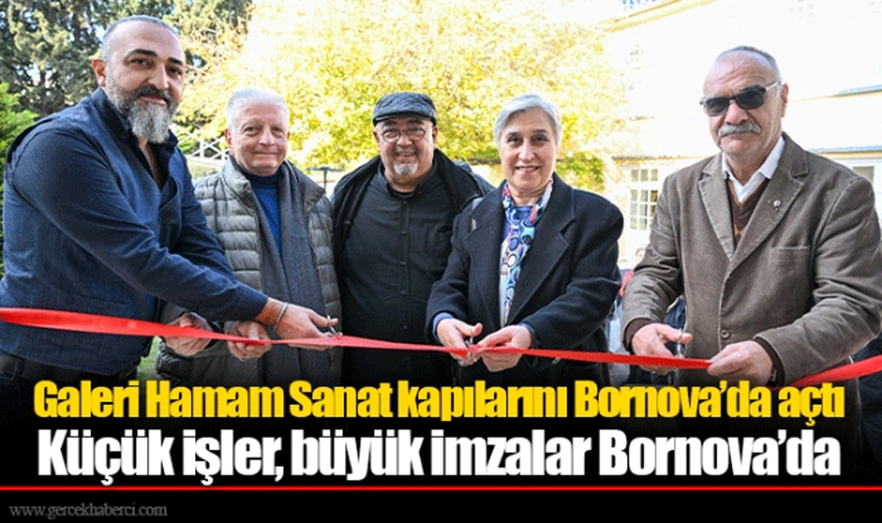 Galeri Hamam Sanat kapılarını Bornova’da açtı