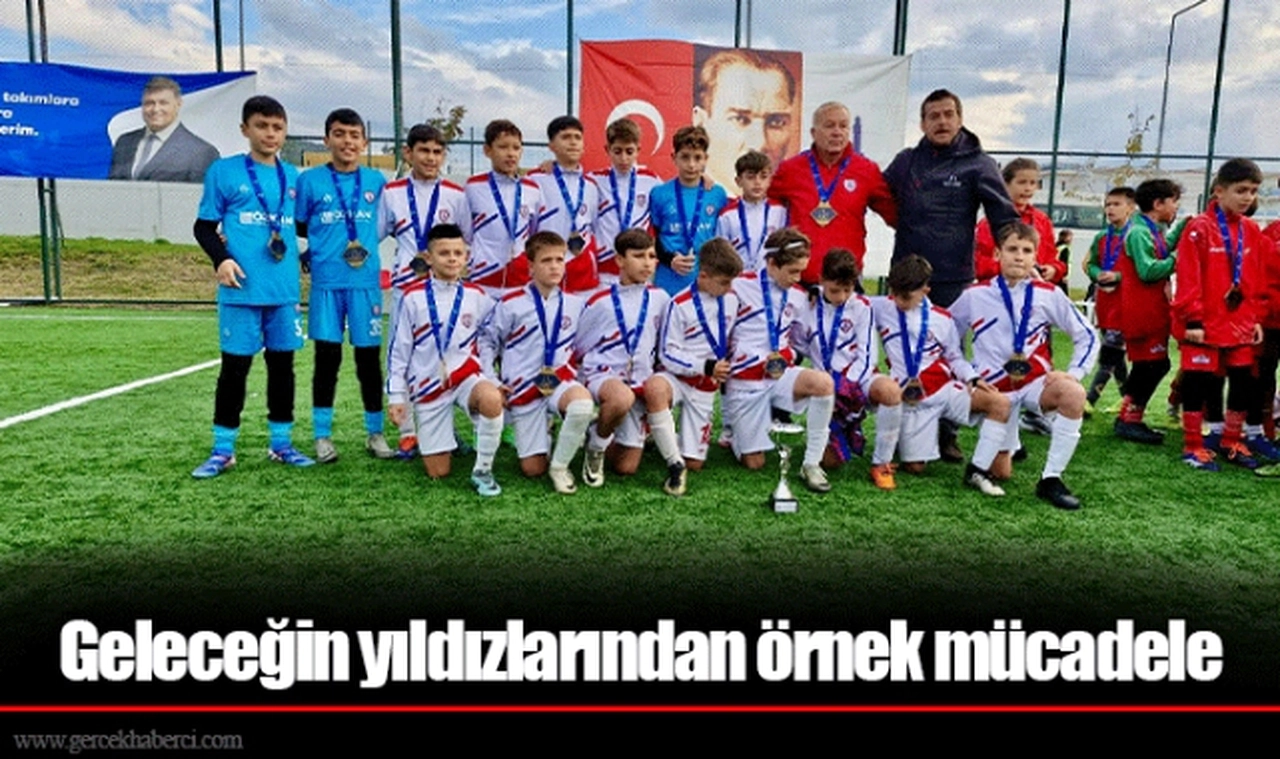 Geleceğin yıldızlarından örnek mücadele