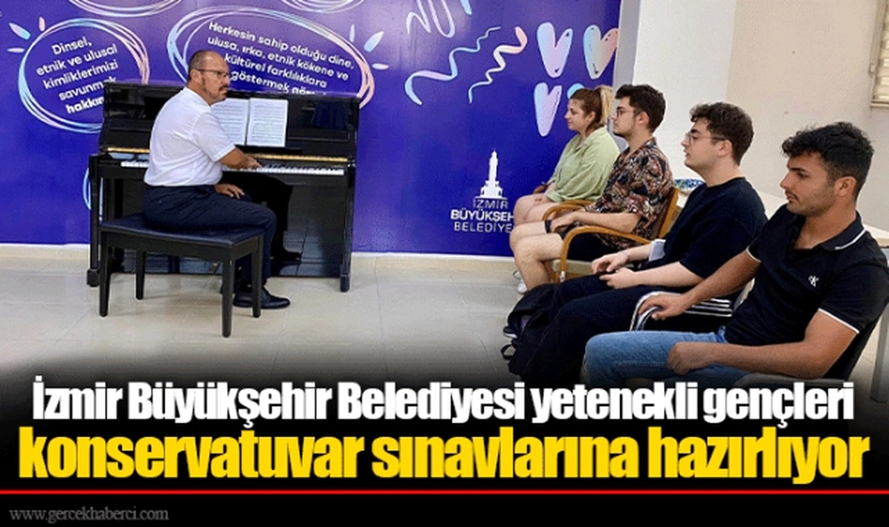 İzmir Büyükşehir Belediyesi yetenekli gençleri konservatuvar sınavlarına hazırlıyor