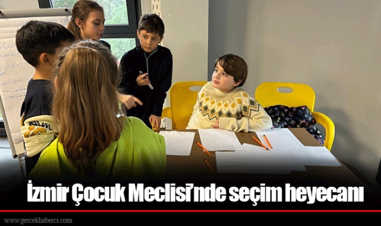 İzmir Çocuk Meclisi’nde seçim heyecanı