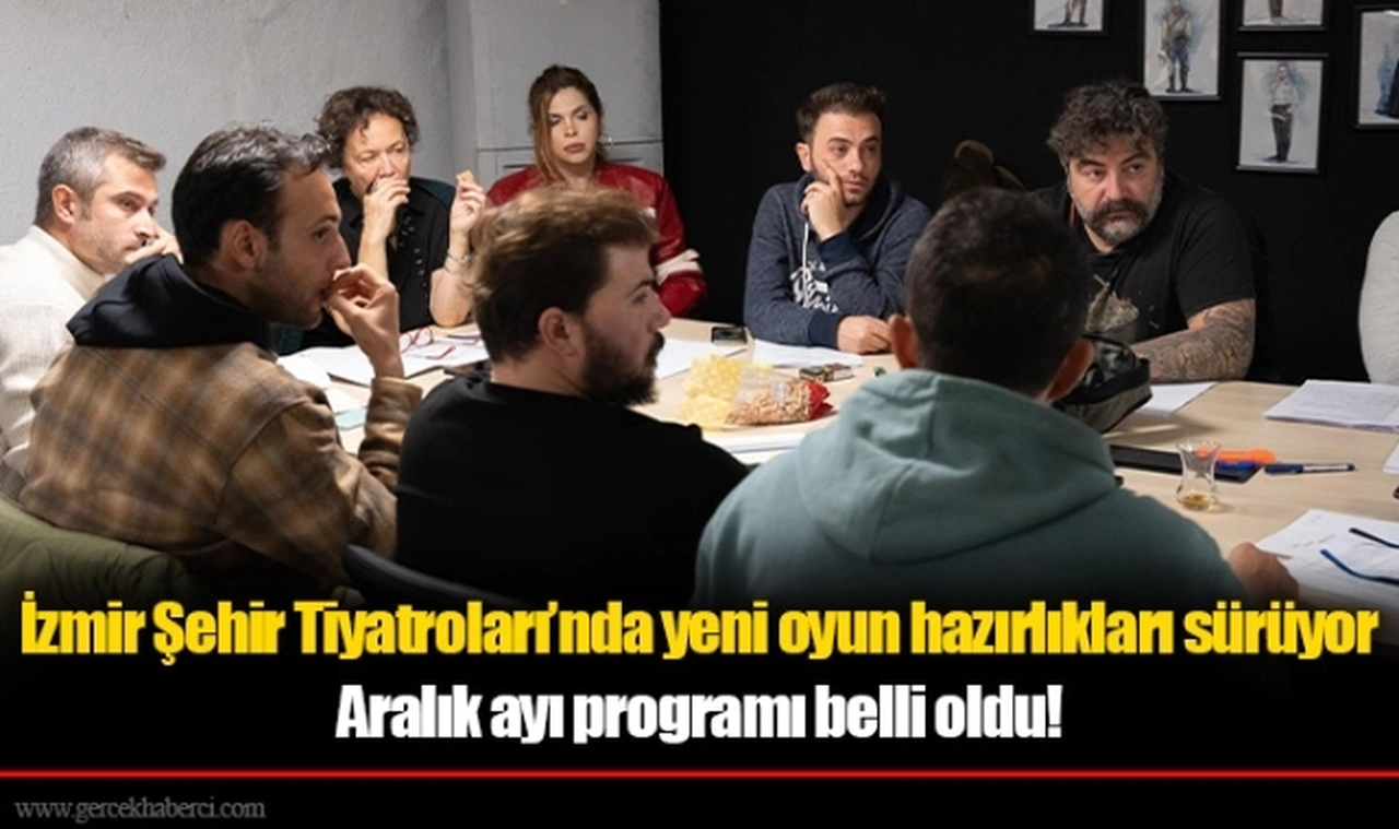 İzmir Şehir Tiyatroları’nda yeni oyun hazırlıkları sürüyor