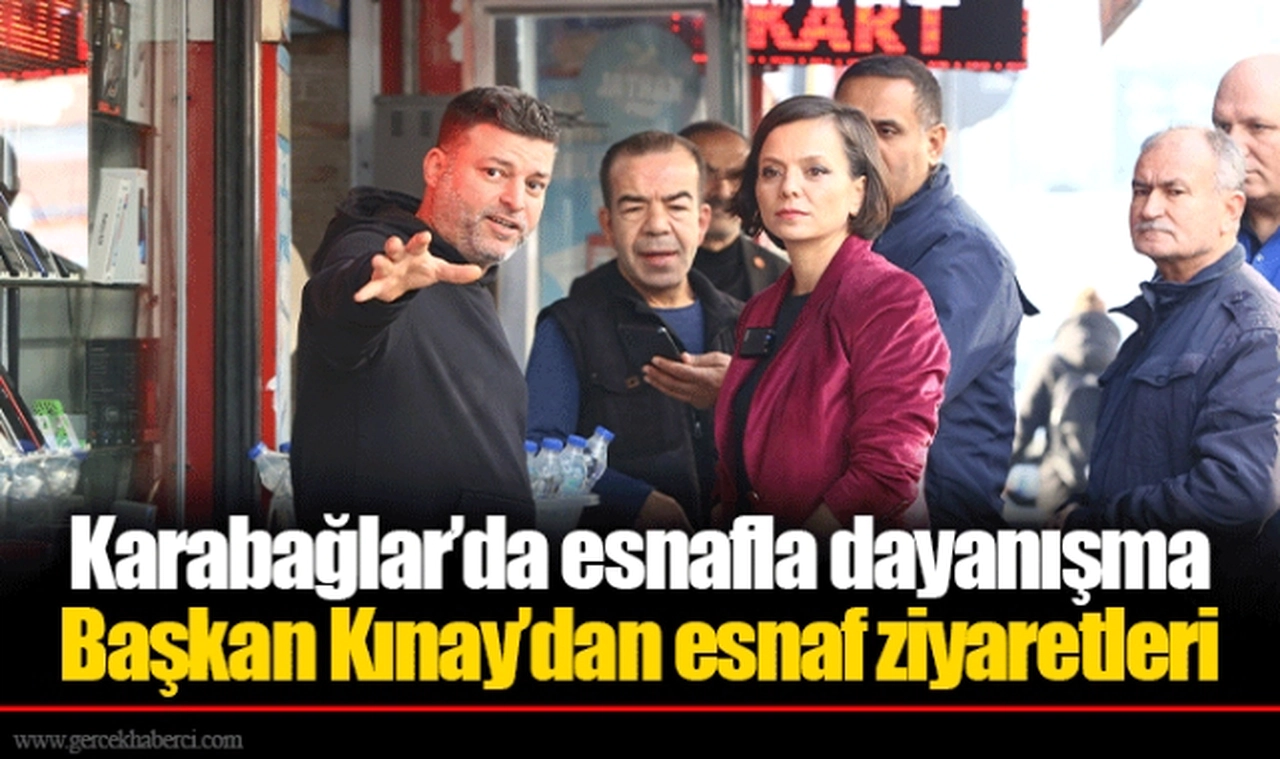 Karabağlar’da esnafla dayanışma