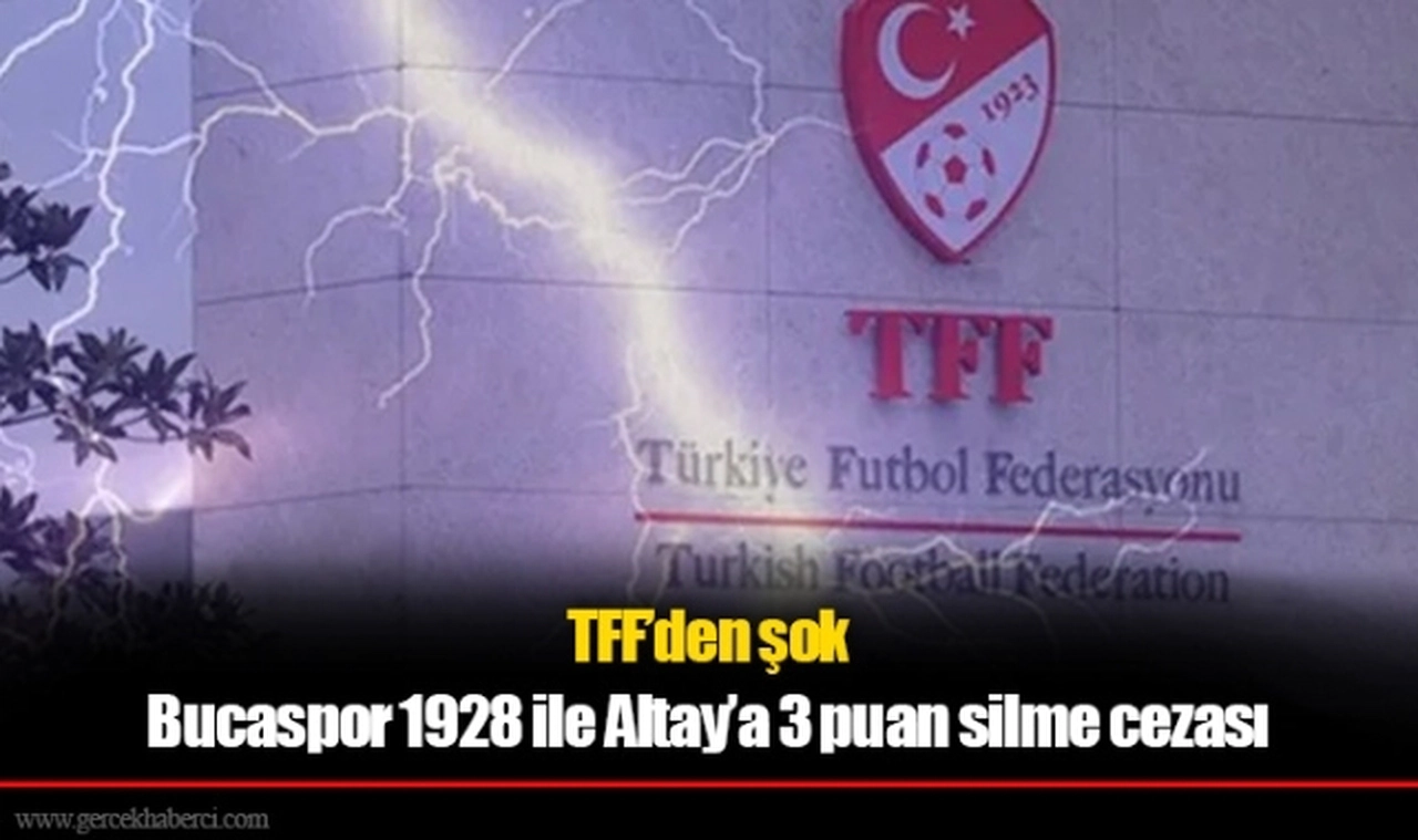 TFF'den İzmir kulüplerine 3 puan silme cezası!