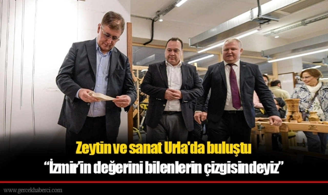 Zeytin ve sanat Urla'da buluştu