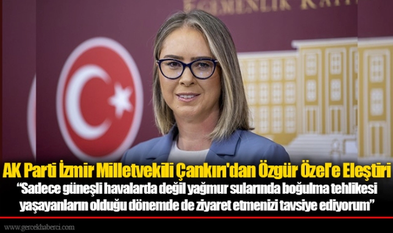 AK Parti İzmir Milletvekili Çankırı'dan Özgür Özel'e Eleştiri