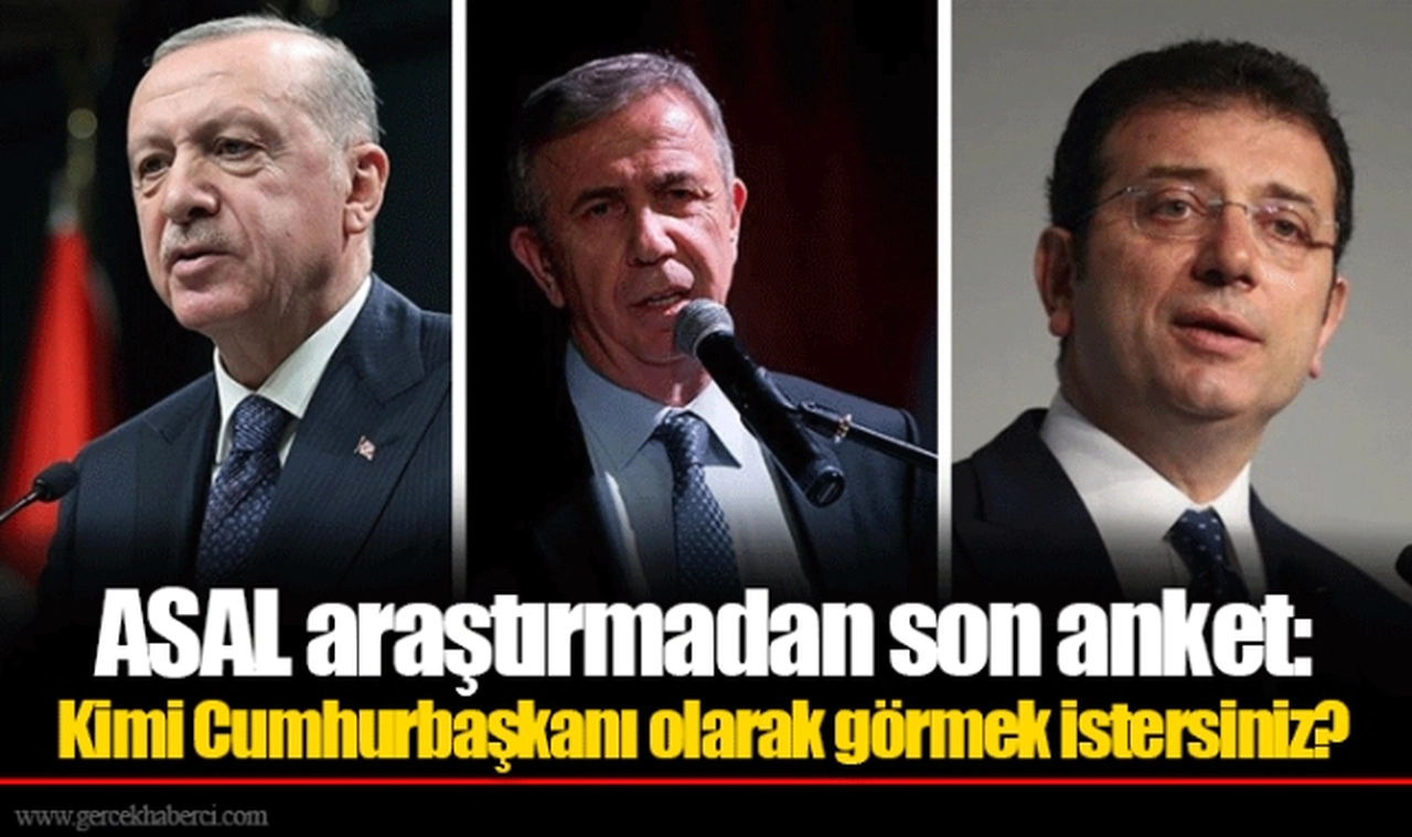 ASAL araştırmadan son anket: Kimi Cumhurbaşkanı olarak görmek istersiniz?