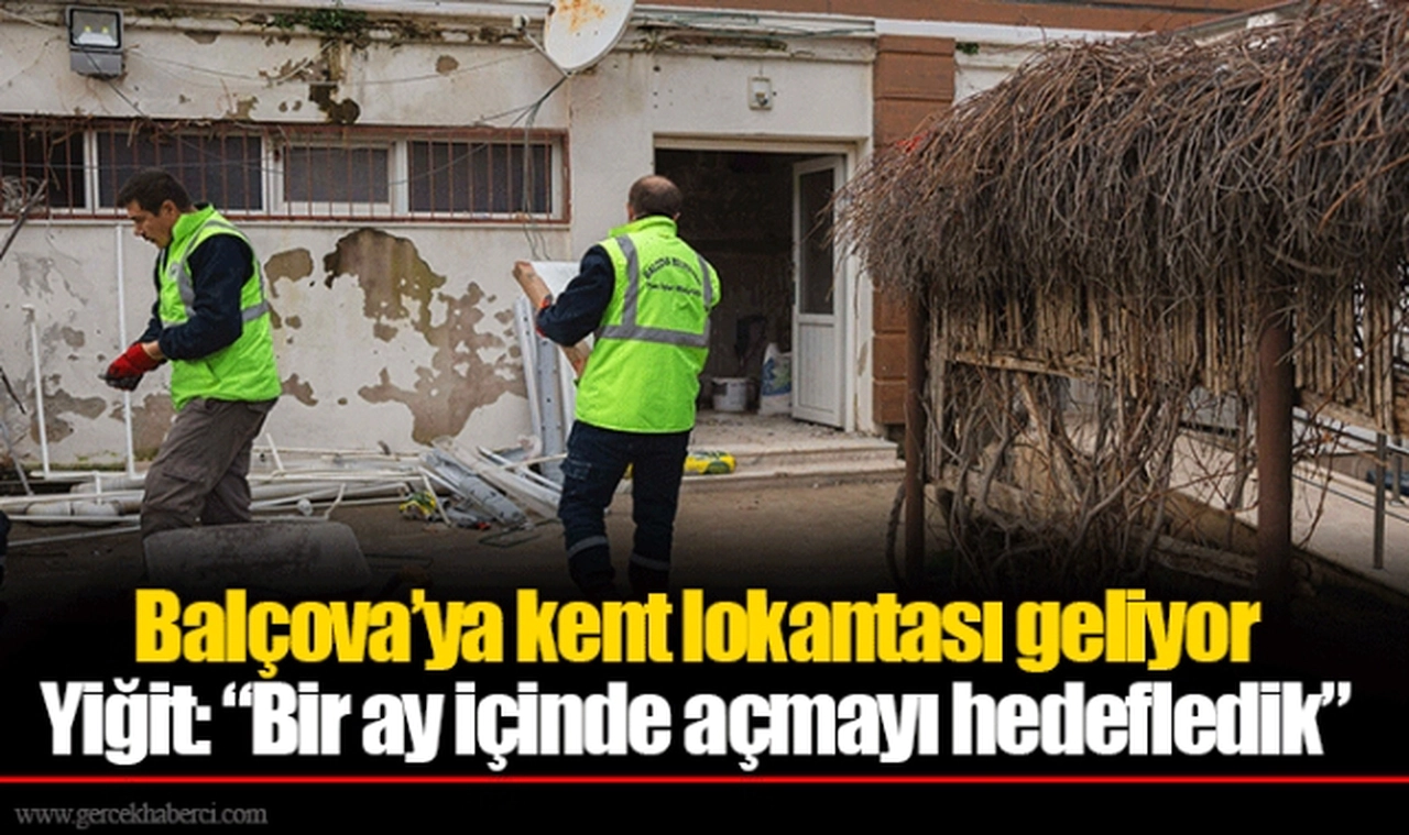 Balçova’ya kent lokantası geliyor 