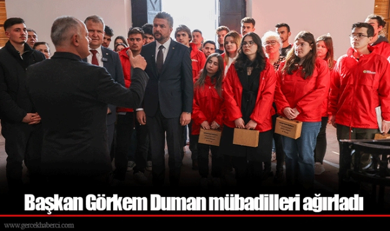 Başkan Görkem Duman mübadilleri ağırladı