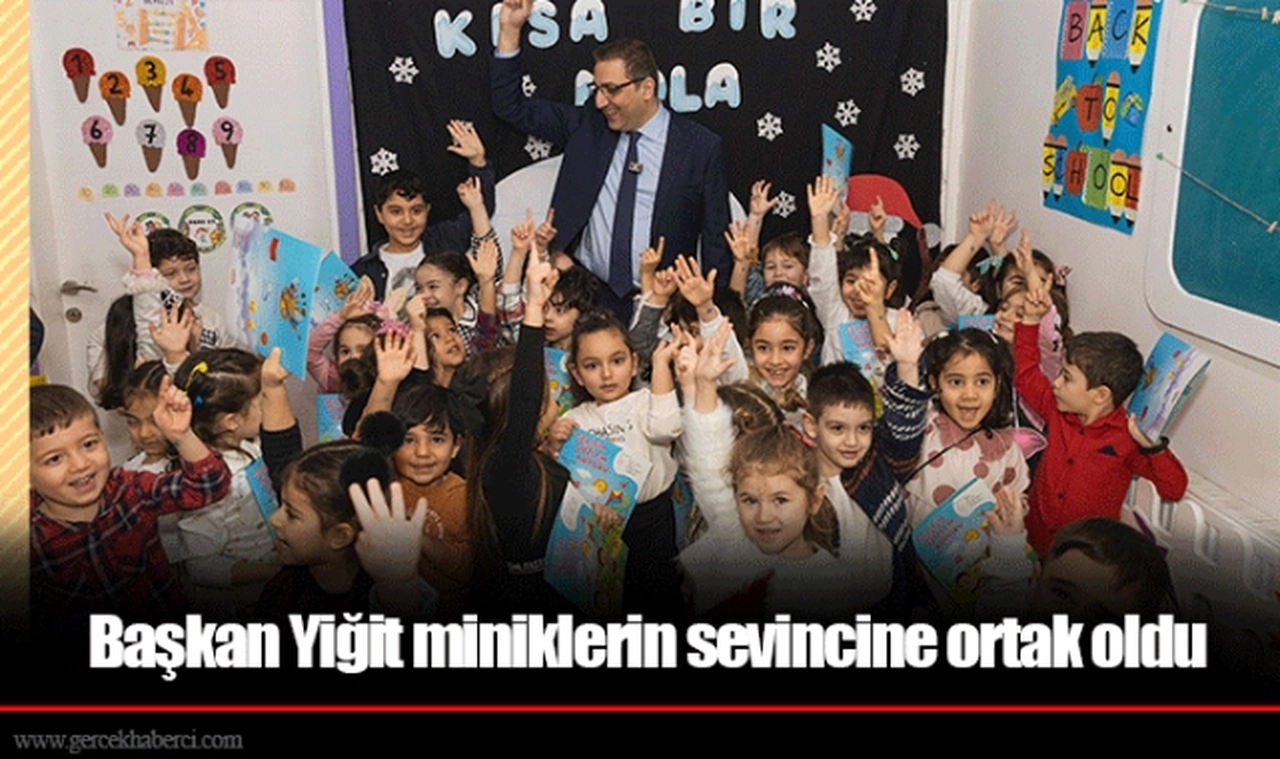 Başkan Yiğit miniklerin sevincine ortak oldu
