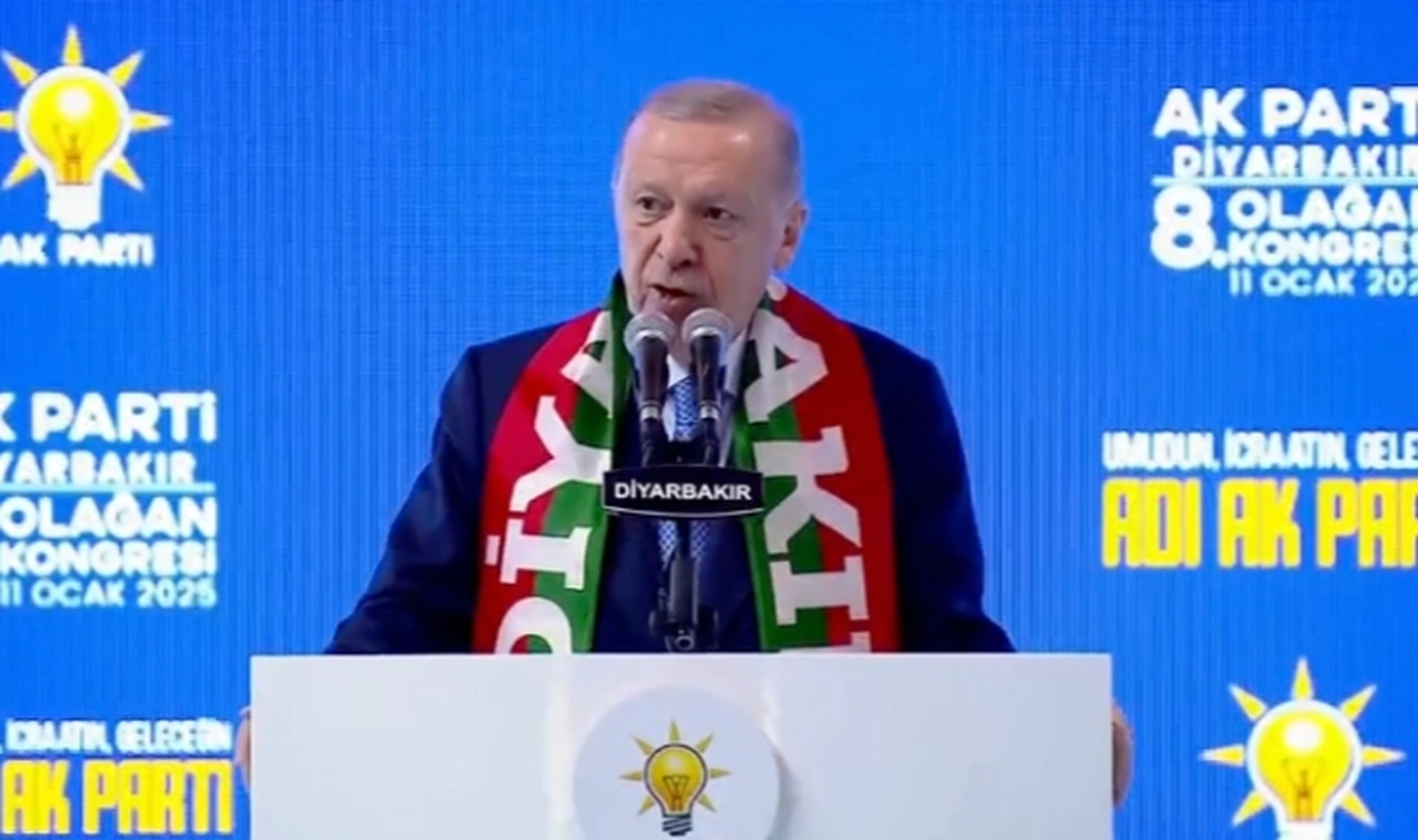 Erdoğan, Diyarbakır'da: Yarım asırdır yaşadığımız sancılara artık 'dur' deme vaktidir