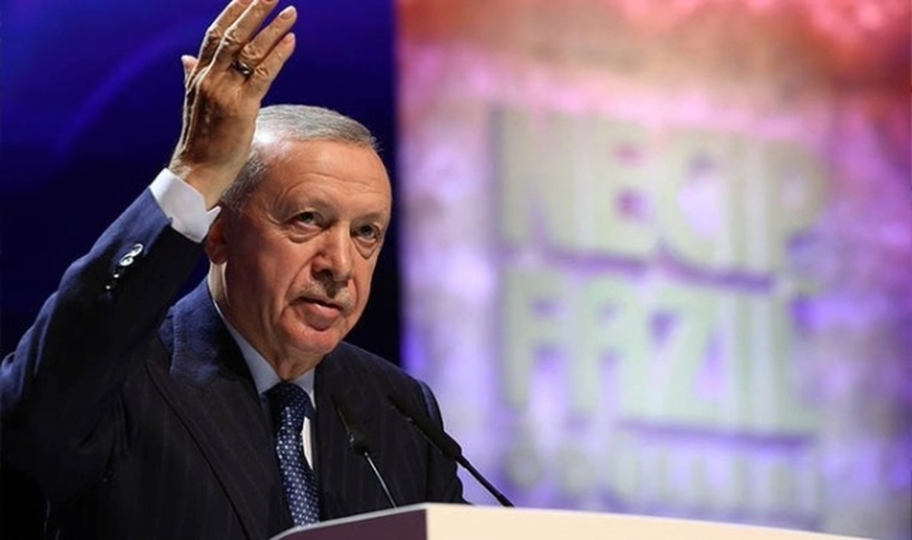 Erdoğan Necip Fazıl Ödül Töreni'nde: Ayasofya'yı açmak bu fakire nasip oldu