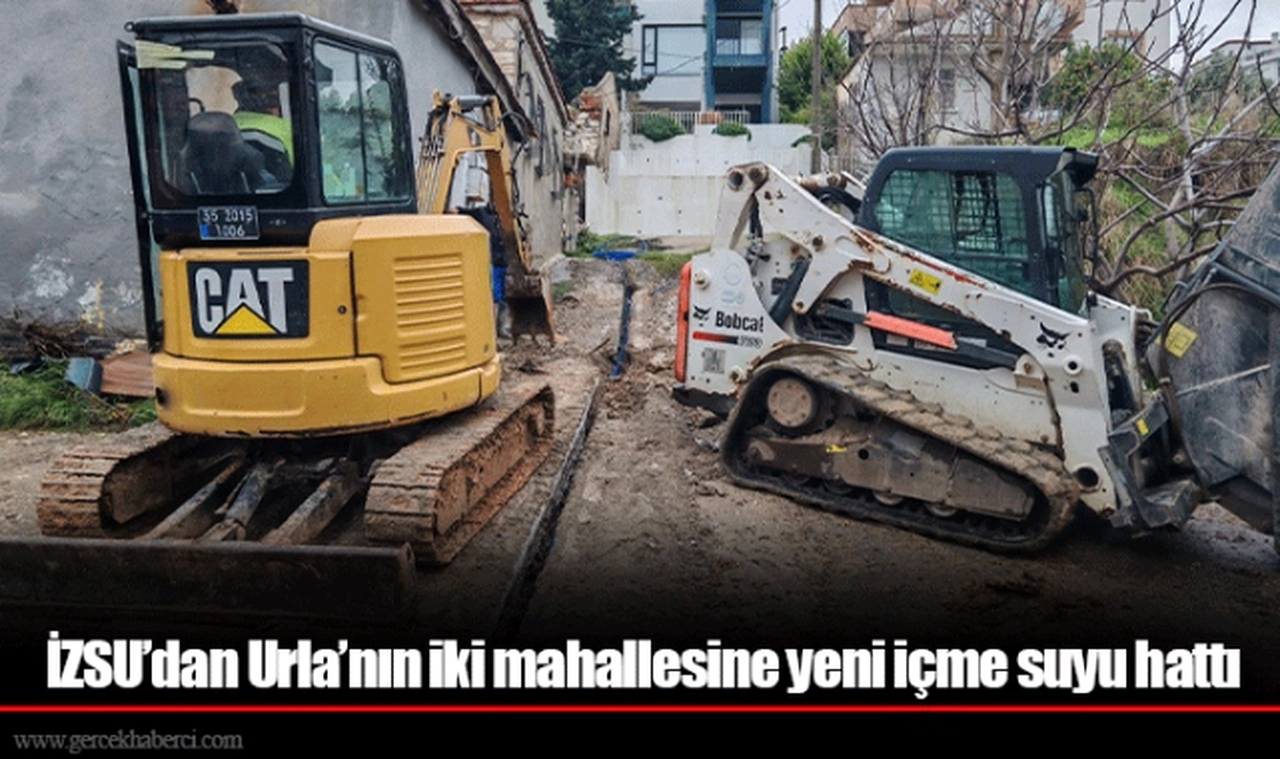 İZSU’dan Urla’nın iki mahallesine yeni içme suyu hattı