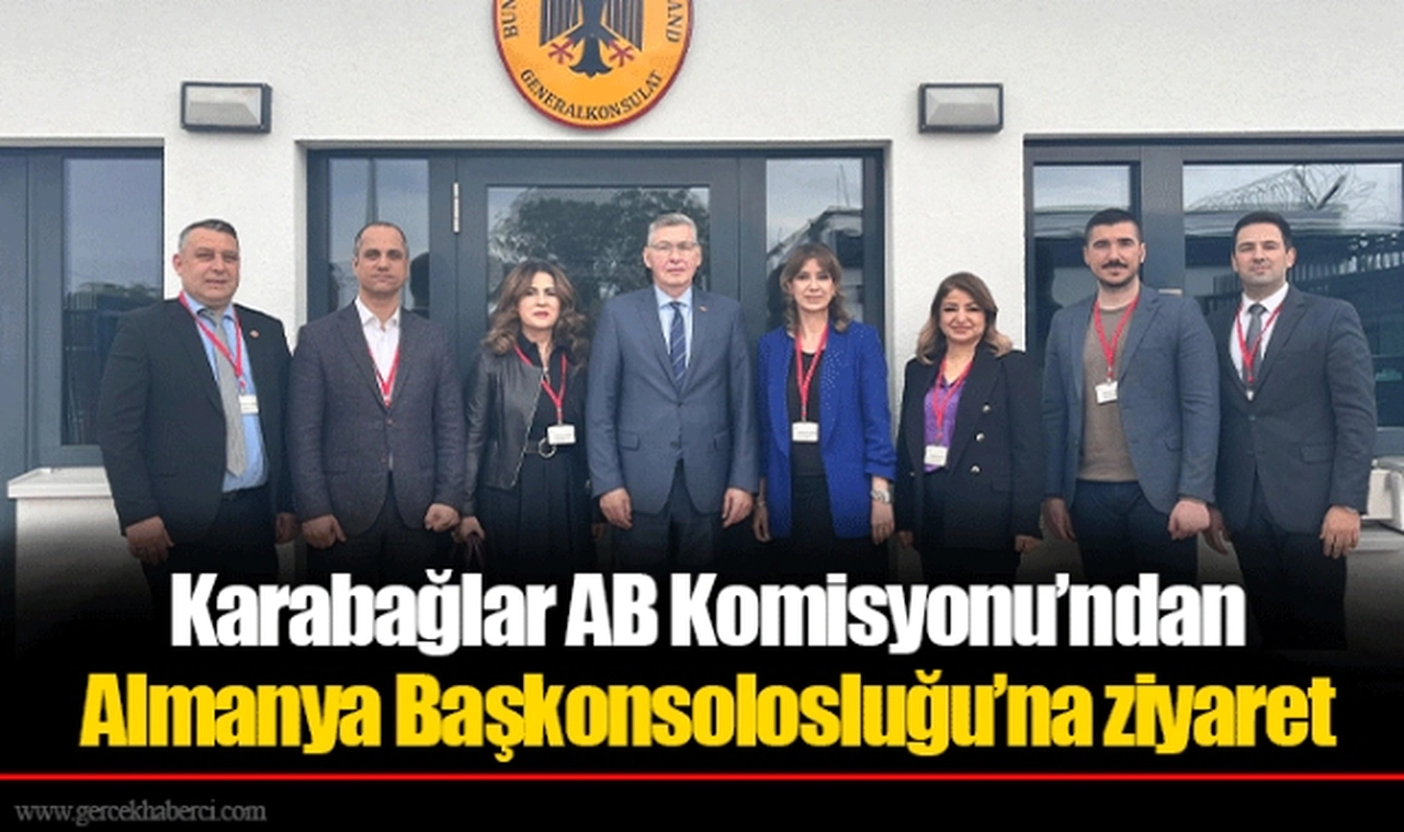 Karabağlar AB Komisyonu’ndan Almanya Başkonsolosluğu’na ziyaret