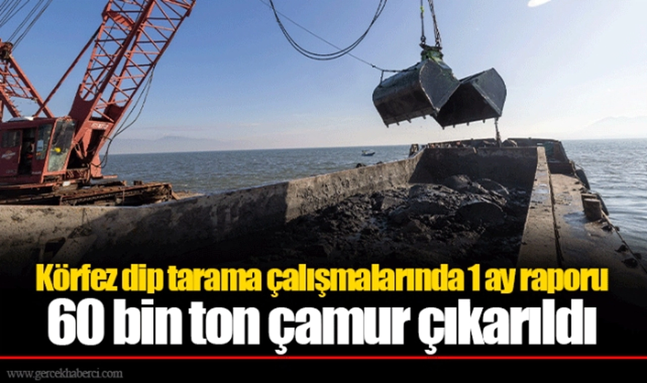 Körfez dip tarama çalışmalarında 1 ay raporu