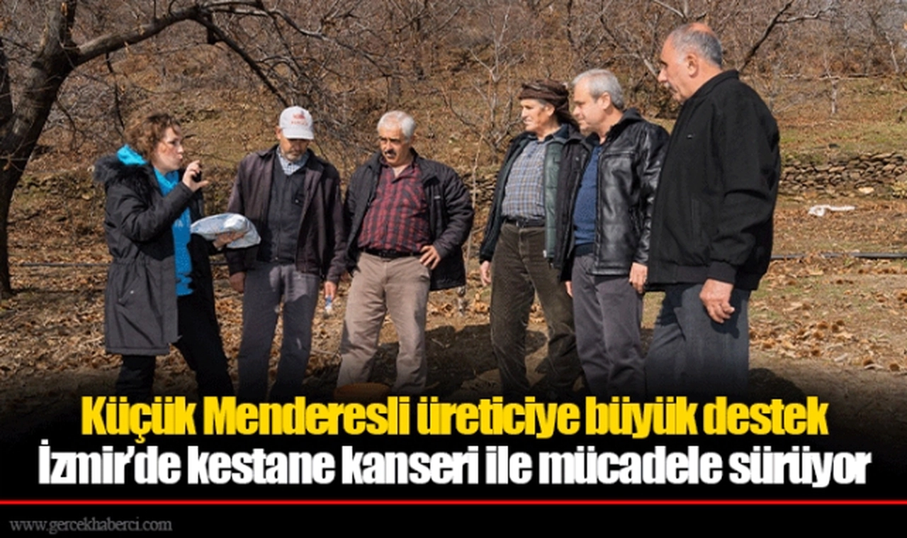 Küçük Menderesli üreticiye büyük destek