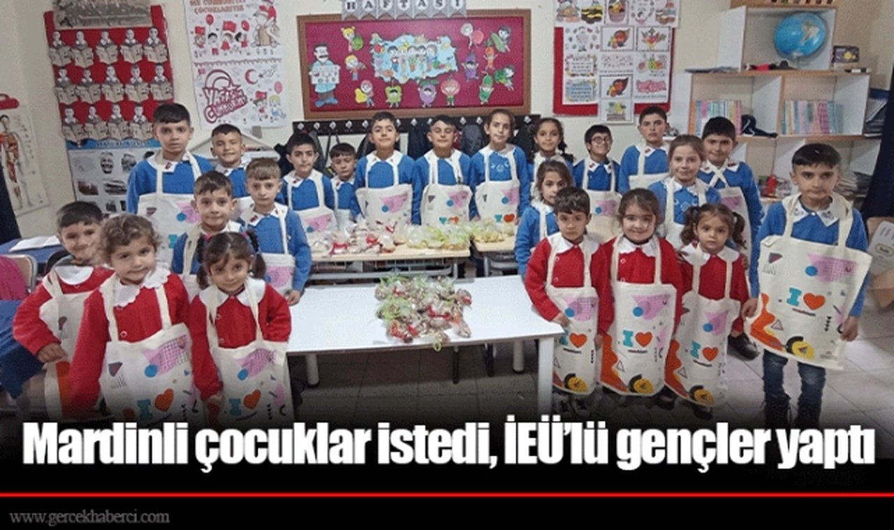 Mardinli çocuklar istedi, İEÜ’lü gençler yaptı