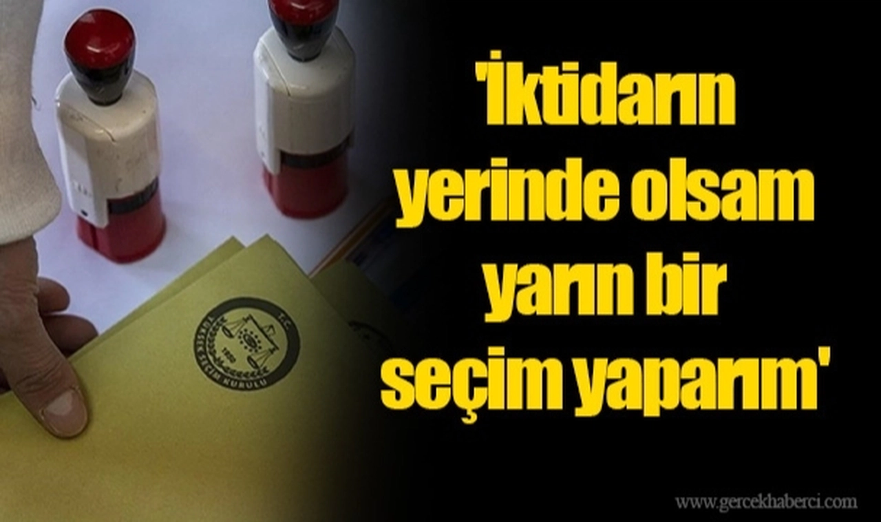 Murat Gezici, son seçim anketini paylaştı: 'İktidarın yerinde olsam yarın bir seçim yaparım'