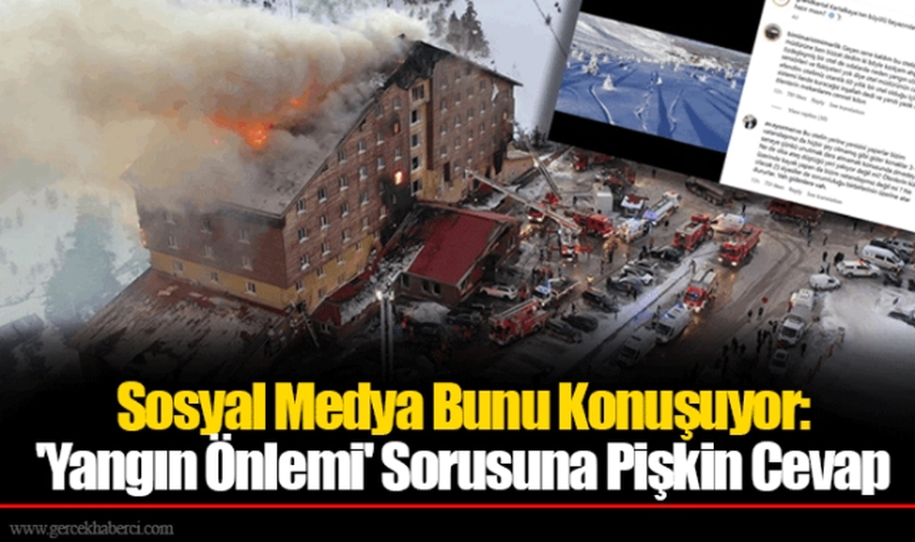 Sosyal Medya Bunu Konuşuyor: 'Yangın Önlemi' Sorusuna Pişkin Cevap