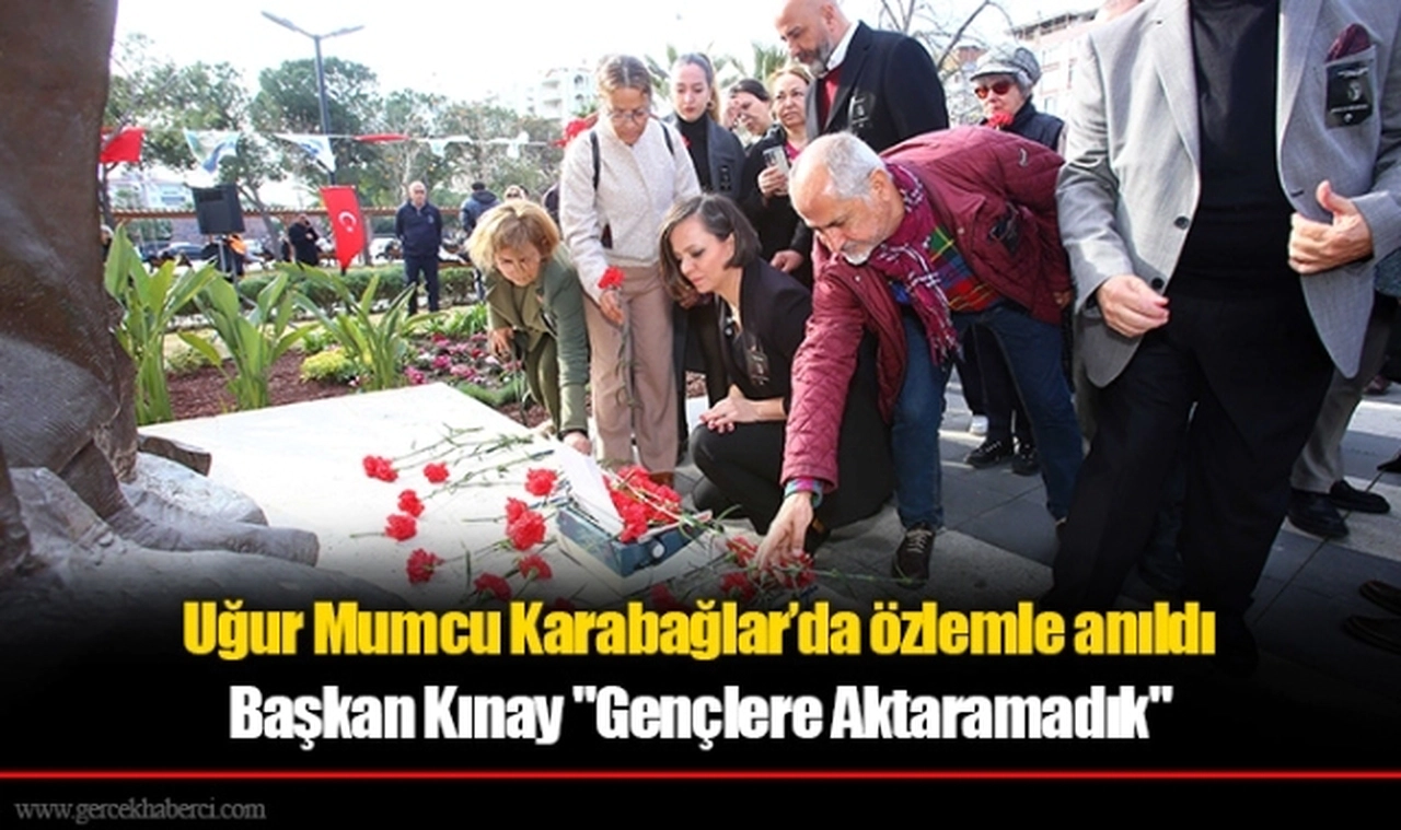 Uğur Mumcu Karabağlar’da özlemle anıldı